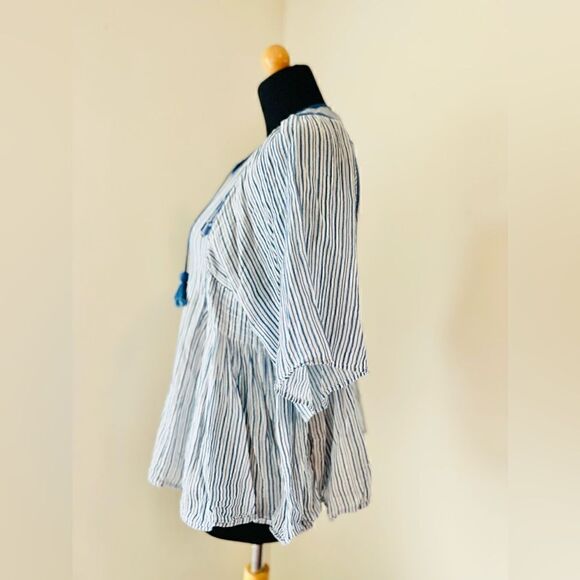 ISABEL MARANT ETOILE RUCHED JOYA BLOUSE Size 36 - Picture 8 of 11